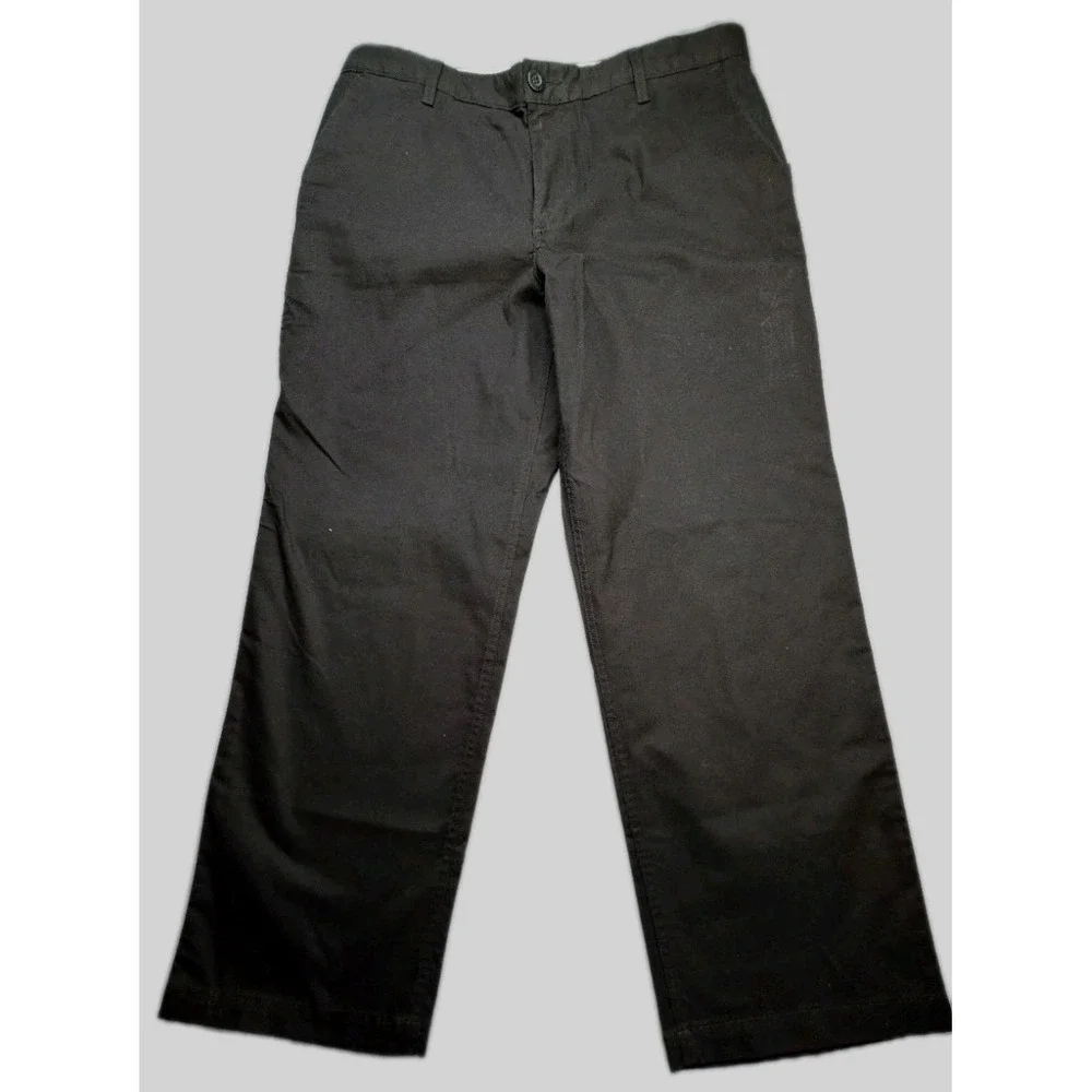 Dockers Alpha Khaki Chino Pants Men's 30x30 Charcoal Gray Smart 360 Flex Stretch
